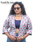 Dola Silk Floral Overcoat