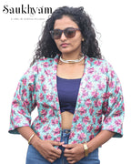 Dola Silk Floral Overcoat