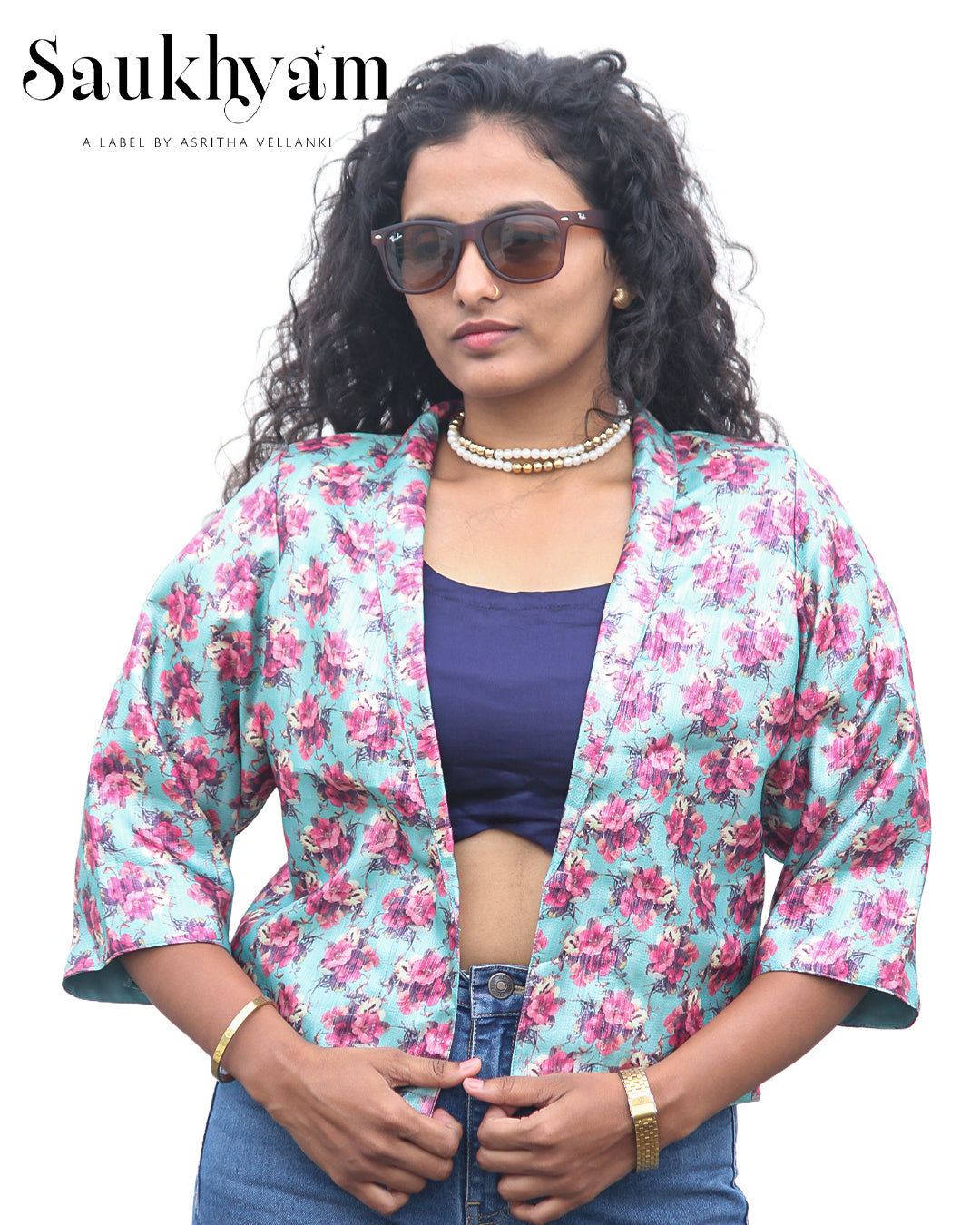 Dola Silk Floral Overcoat