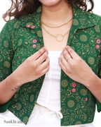 Pure Cotton Printed jacket