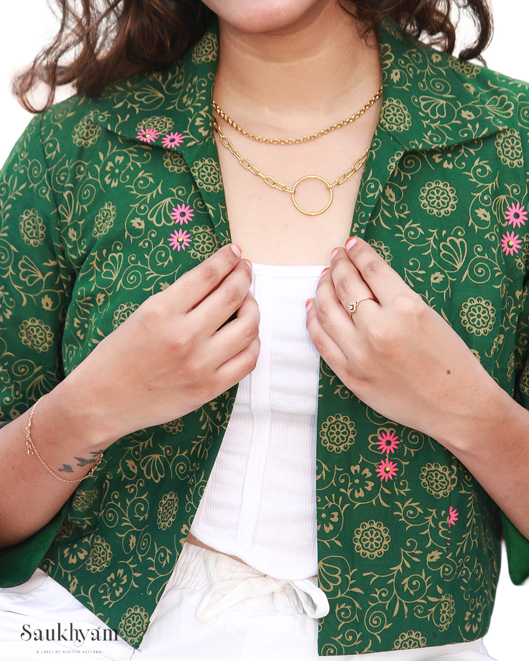 Pure Cotton Printed jacket