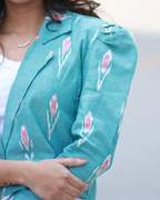 Pure Ikkat Handloom Cotton Jacket