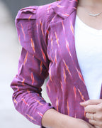 Pure Ikkat Handloom Cotton Jacket