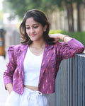Pure Ikkat Handloom Cotton Jacket