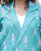 Pure Ikkat Handloom Cotton Jacket
