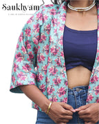 Dola Silk Floral Overcoat