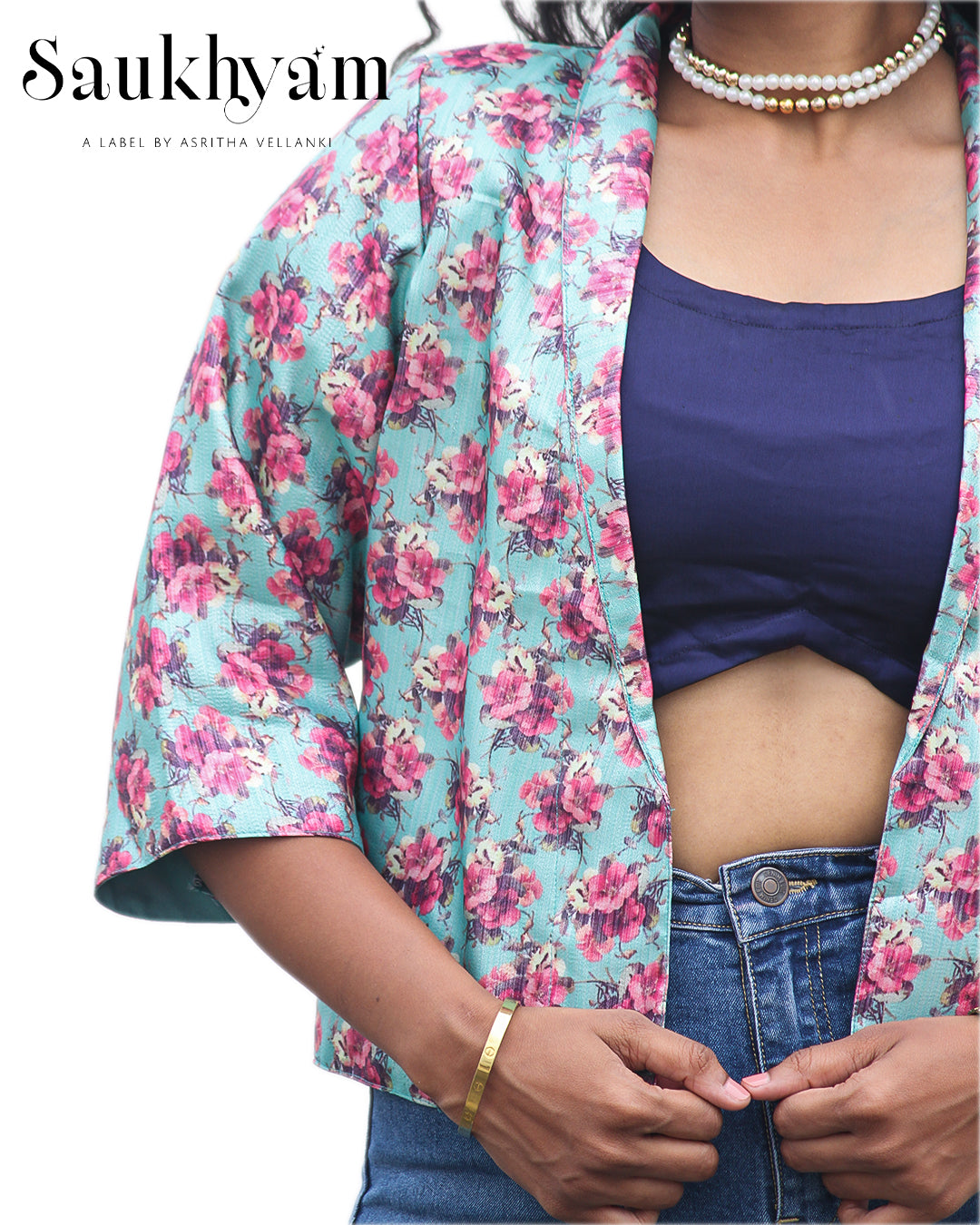 Dola Silk Floral Overcoat