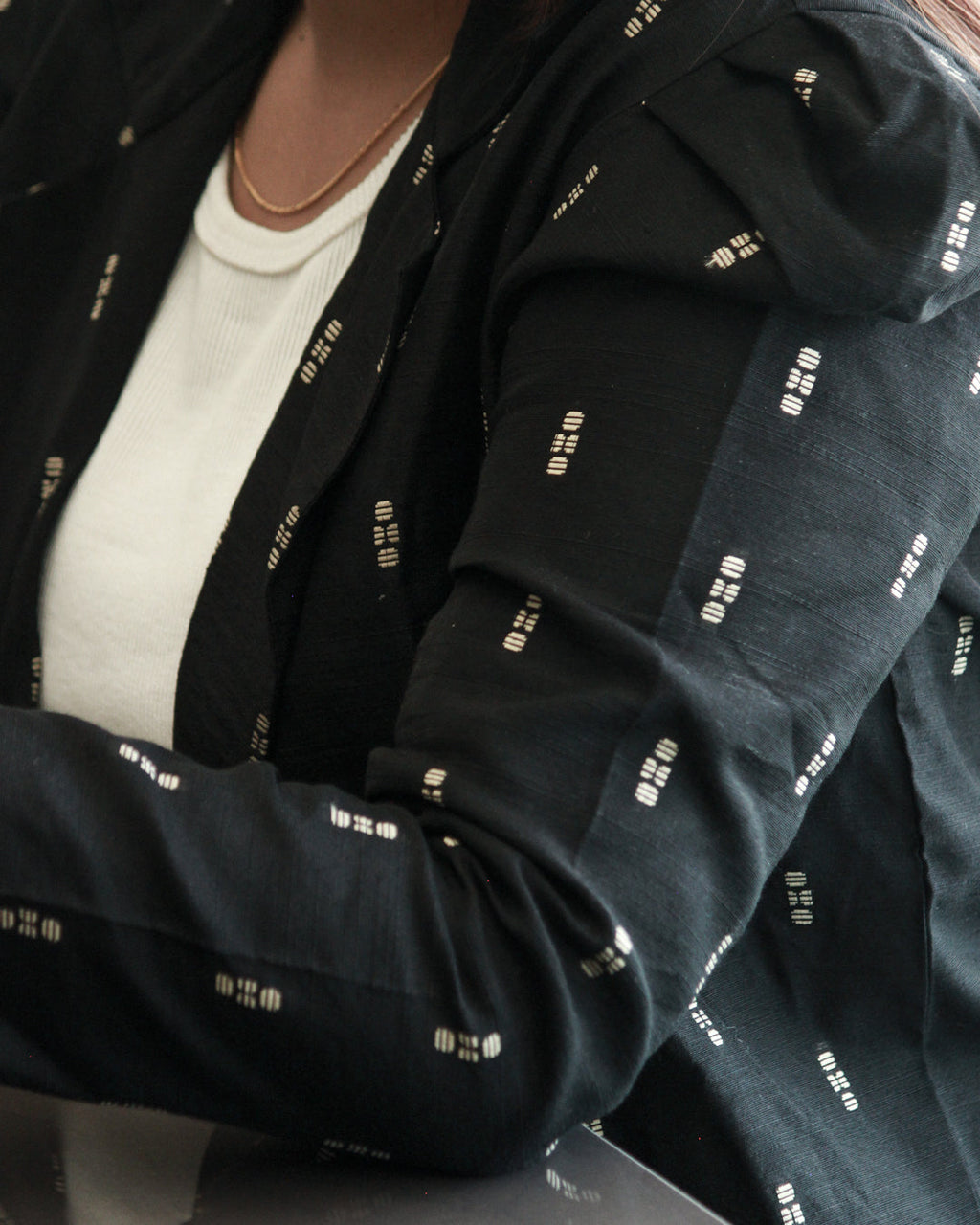 Raw silk Jacket