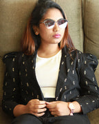 Raw silk Jacket